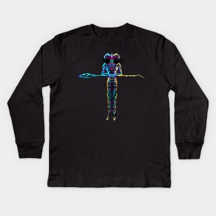 Soul of black chaos Kids Long Sleeve T-Shirt